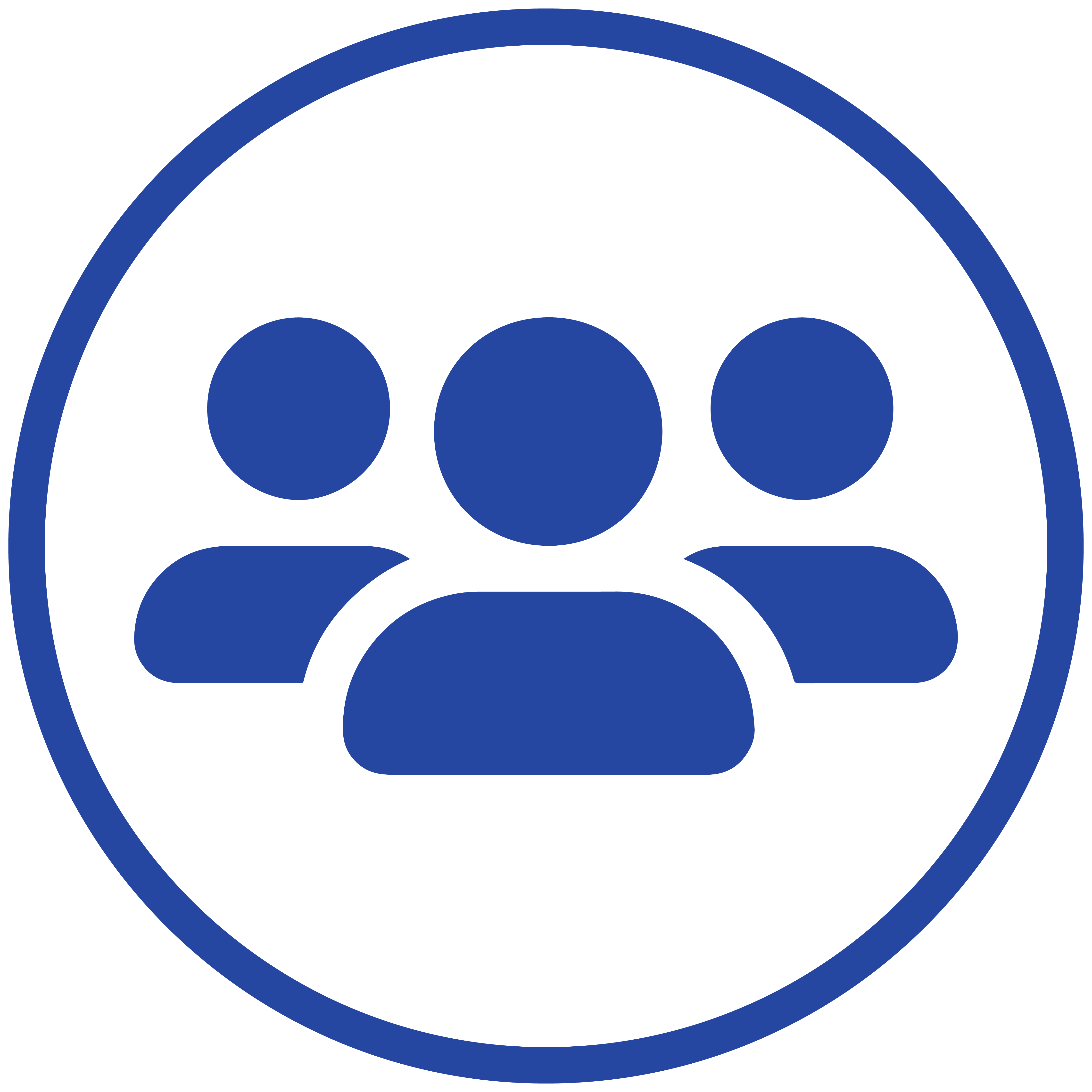 outline of a group of people inside of a circle.